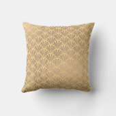 アールデコバラゴッドカッパーイエローシーシェルはかりで測 クッション (裏面)