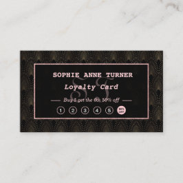 アールデコバラ金ゴールドモノグラムメイクアップアーティスト ロイヤリティカード