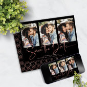 アールデコバラ金ゴールド手書き日付の保存 セーブザデート