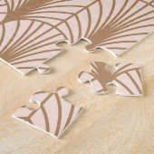 アールデコバラ：ゴールデンピーコックの羽根 ジグソーパズル (側面)