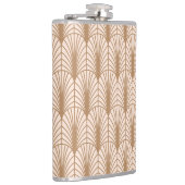 アールデコバラ:ゴールデンピーコックの羽根 フラスク (右)