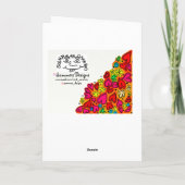 アールデコバレンタインデーカード シーズンカード (裏面)