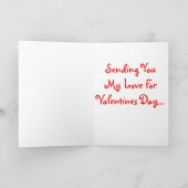 アールデコバレンタインデーカード シーズンカード (内部)