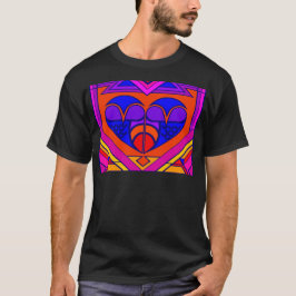 アールデコバレンタインハート Tシャツ
