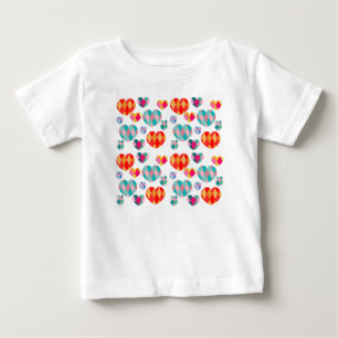 アールデコバレンタイン ベビーTシャツ
