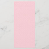 アールデコバンドピンク金ゴールド結婚のメニュー メニュー (裏面)