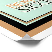 アールデコバークシャーストッキング広告ポスター12 x 16 ポスター (角)