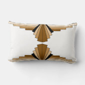 アールデコパターンは日焼けします ランバークッション (裏面)