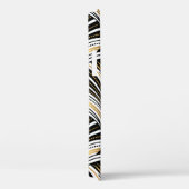 アールデコパターン。ヴィンテージ金ゴールド白黒 Case-Mate iPhoneケース (裏面 / 右)