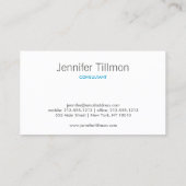 アールデコパターン（灰色） 名刺 (裏面)