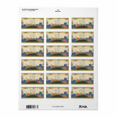 アールデコパリバラ ラベル (フルシート)