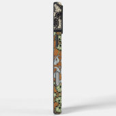 アールデコパーソナライズされたヴィンテージリリー模様 Case-Mate iPhoneケース (裏面 / 右)