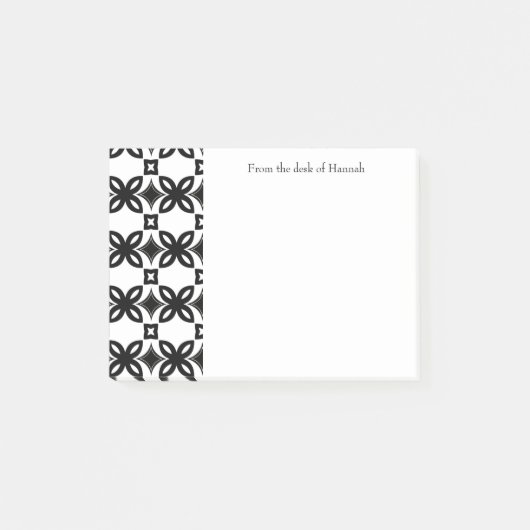 アールデコパーソナライズされた開花Post-It Notes ポストイット (正面)