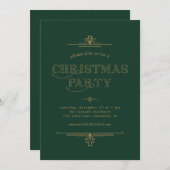 アールデコパーティの招待状 招待状 (正面/裏面)