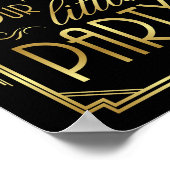 アールデコパーティーウェルカムサインプリント ポスター (角)