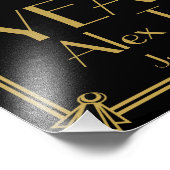 アールデコパーティーサインハッピーバースデー応援60 フォトプリント (角)