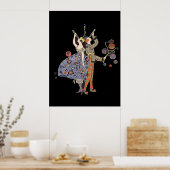 アールデコパーティー対お祝い ポスター (キッチン)