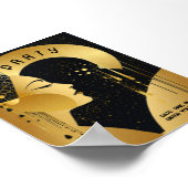 アールデコパーティー ポスター (角)