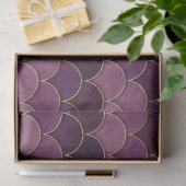 アールデコパープルシェードデクページティッシュペーパー 薄葉紙 (ギフト)