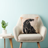 アールデコヒョウ枕 クッション (椅子)