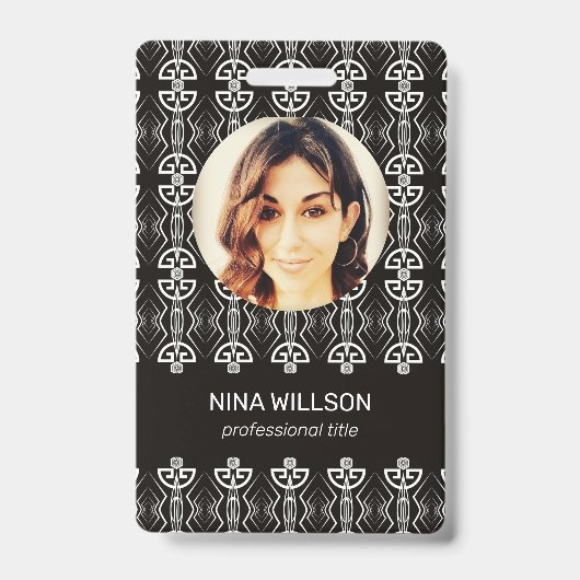 アールデコビジネスID バッジ (Front)