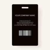 アールデコビジネスID バッジ (裏面)