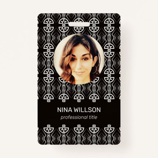 アールデコビジネスID バッジ (正面)