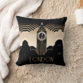 アールデコビッグベン クッション (ブランケット)