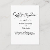 アールデコビーチ詳細レジストリカード エンクロージャーカード (裏面)