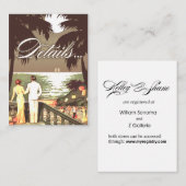 アールデコビーチ詳細レジストリカード エンクロージャーカード (正面/裏面)