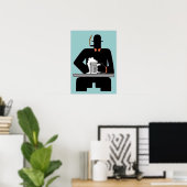 アールデコビールドリンカー ポスター (ホームオフィス)