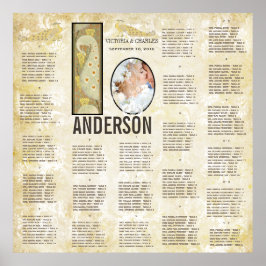 アールデコピコ結婚ックの座席表 ポスター