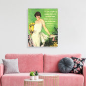 アールデコファッションやる気を起こさせる：冬の引用文 キャンバスプリント (インサイチュ (リビング))