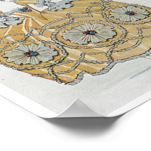 アールデコファッションイラストレーション ポスター (角)