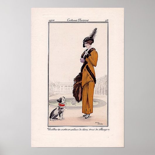 アールデコファッションポスター ポスター (正面)