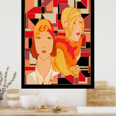 アールデコファッションポスター ポスター (キッチン)