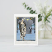 アールデコファッション夕べコートバイバービア ポストカード (スタンド正面)