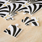 アールデコファンのカスタムパターン ジグソーパズル (側面)