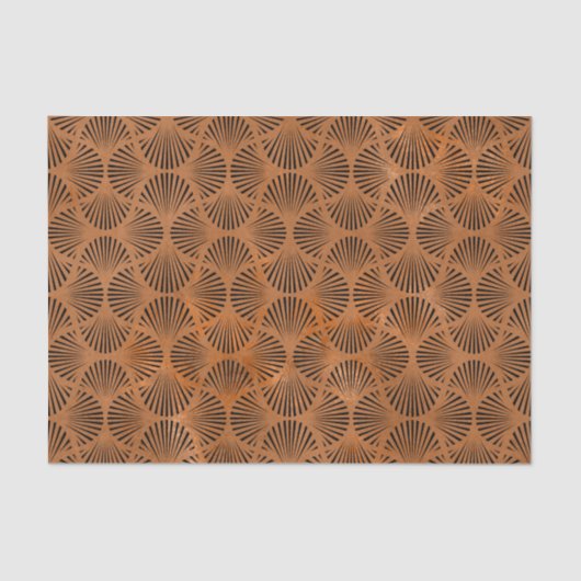 アールデコファンシェルの図 薄葉紙 (正面)