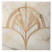 アールデコファンシェル – トラバーチン大理石 タイル (正面)