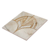 アールデコファンシェル – トラバーチン大理石 タイル (側面)