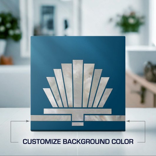 アールデコファンジオメトリ形状 – 背景の変更 タイル