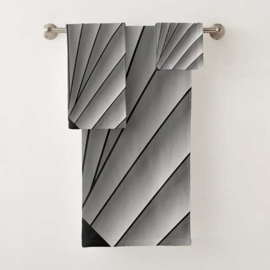 アールデコファンデザイングレーバスタオルセット バスタオルセット (インサイチュ)