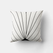 アールデコファンデザイン白黒 クッション (裏面)