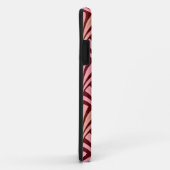 アールデコファンパターン – ピンクとマルーン Case-Mate iPhoneケース (裏面/右)