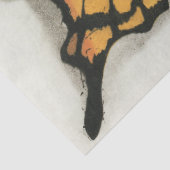 アールデコフェアリー蝶の女性のデコパージュ 薄葉紙 (詳細)