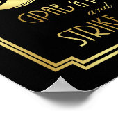 アールデコフォトブースPROPサインプリント ポスター (角)