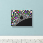 アールデコフラクタル キャンバスプリント (インサイチュ (ウッドフロア))