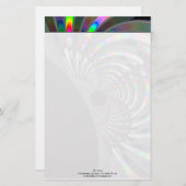 アールデコフラクタル 便箋 (正面/裏面)
