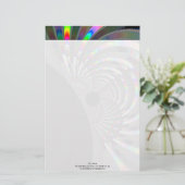 アールデコフラクタル 便箋 (スタンド正面)